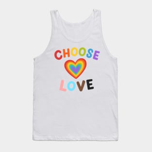 LGBT Pride Choose Love Tank Top